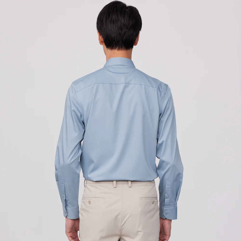 เสื้อเชิ้ตผู้ชายแบบไม่ต้องรีด  - Breathable Bamboo Fiber Shirt Non Iron บทวิจารณ์และราคา