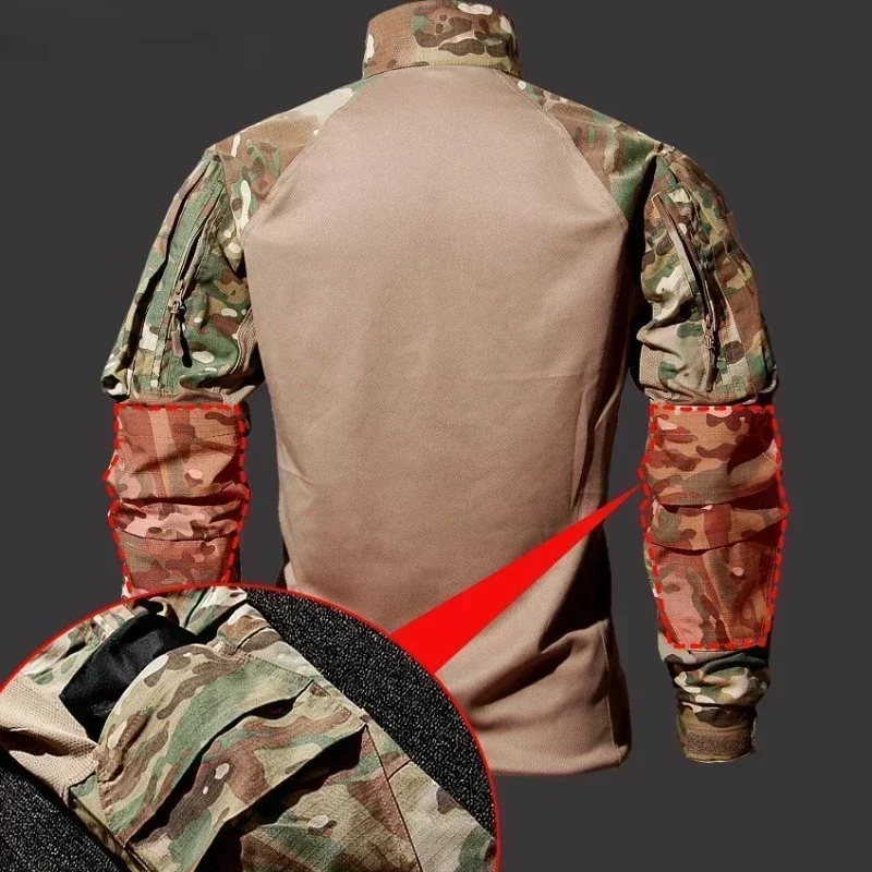 ชุดเสื้อยุทธวิธีใหม่สำหรับผู้ช - Tactical Military Shirt Cargo บทวิจารณ์และราคา