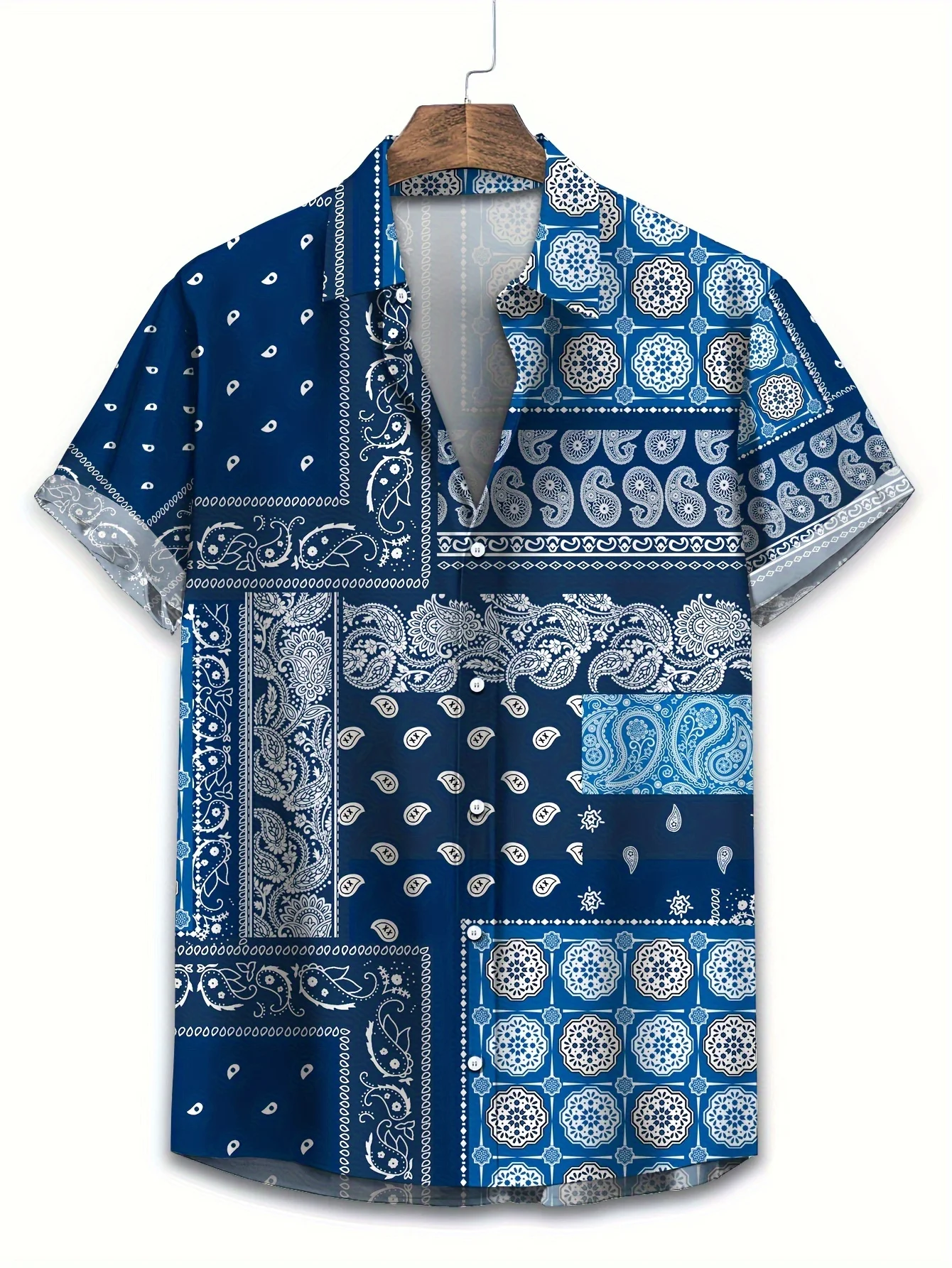 เสื้อฮาวายผู้ชายผ้าบางระบายอาก - Vintage Hawaiian Floral Shirt บทวิจารณ์และราคา