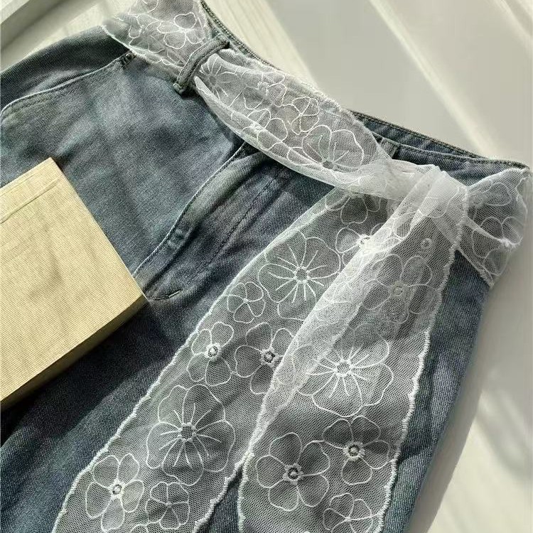 เข็มขัดลูกไม้สีขาวหวานสำหรับผู - Jeans บทวิจารณ์และราคา