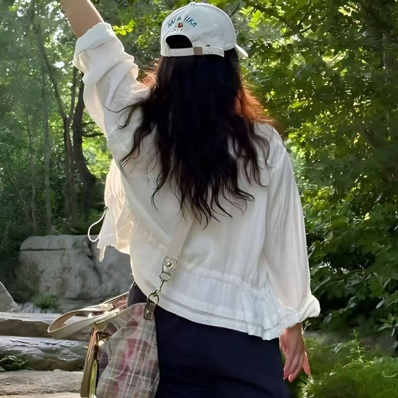เสื้อแจ็คเก็ตผ้าลินินทรงหลวมพร - Jackets บทวิจารณ์และราคา