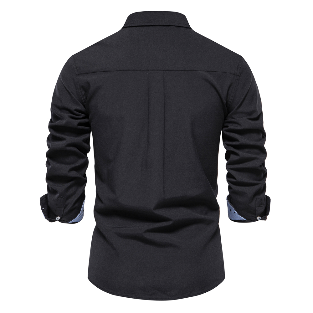 Aiopeson เสื้อเชิ้ตผ้าอ๊อกซ์ฟอ - Oxford Cotton Casual Shirt Business บทวิจารณ์และราคา