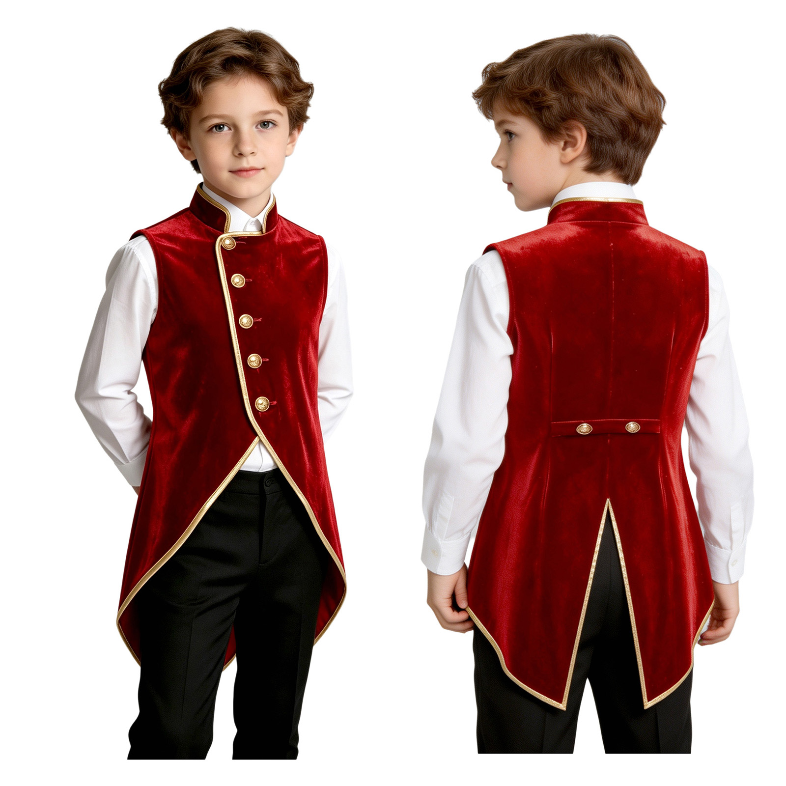 เสื้อกั๊กกำมะหยี่สไตล์ยุคกลางแ - Jackets บทวิจารณ์และราคา