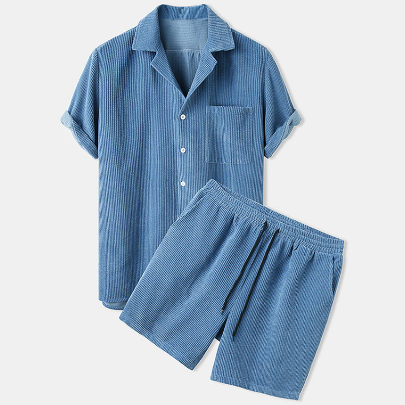 2025 ใหม่ผู้ชายฤดูร้อน Corduro - Corduroy Button Up Shirt Men บทวิจารณ์และราคา