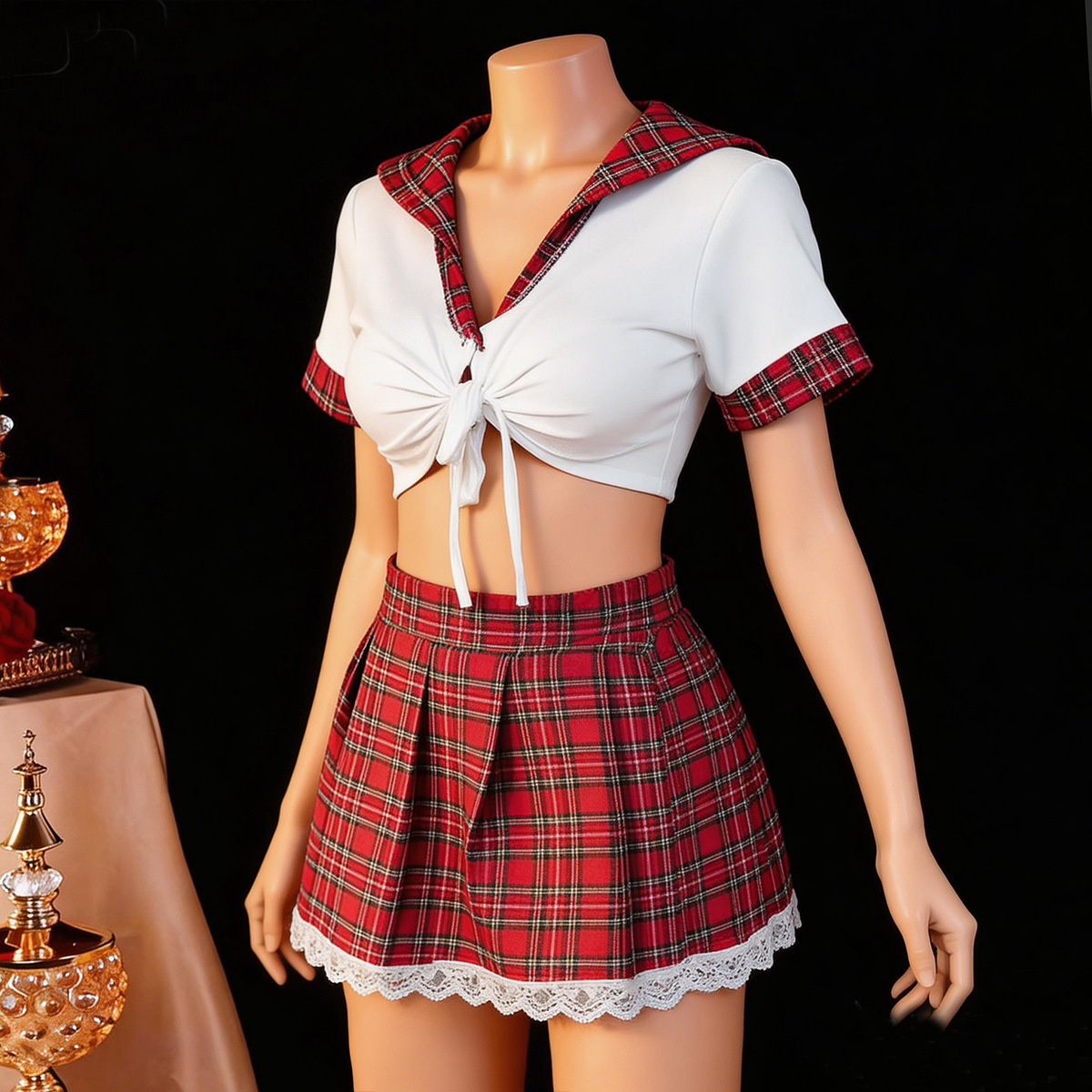 ชุดชั้นในเซ็กซี่สีแดง ชุดนอนวา - Underwear บทวิจารณ์และราคา